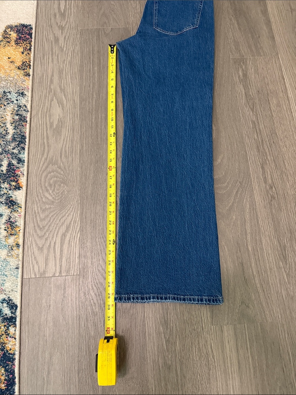J. Crew Wide-Leg Jeans in Medium Blue Denim - Picture 5 of 5